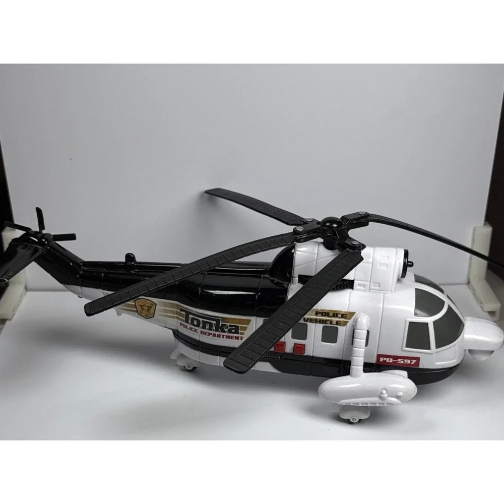 2010 Tonka Large Helicopter PD-597 Police Department Copter Sounds & Lights Work